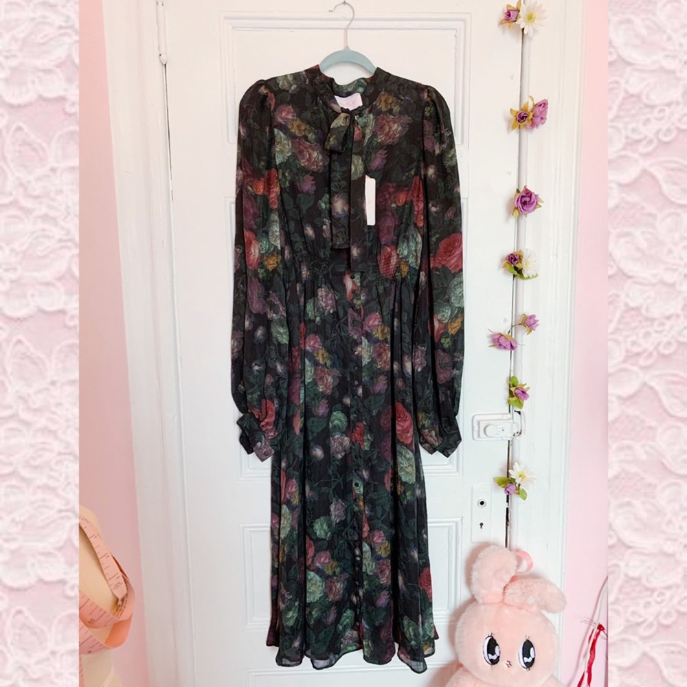 Selkie bowtie duster dress